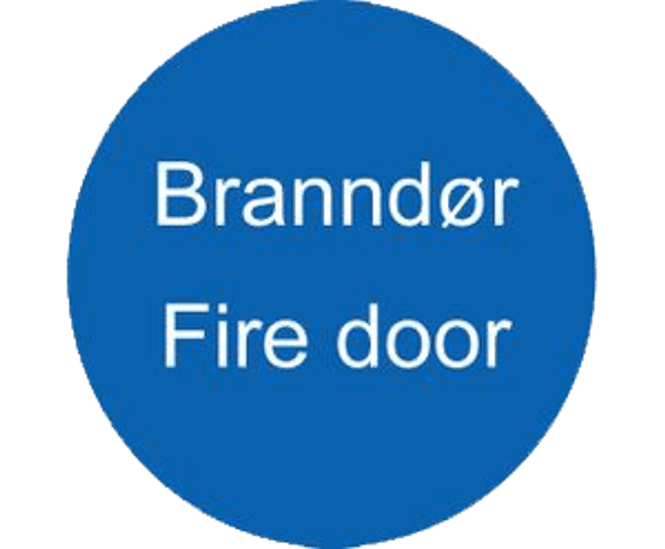 Huvudbild Branndør - Fire door m/3M lim