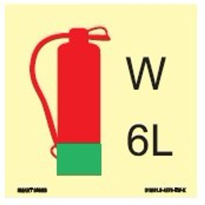 Hovedbilde Fire extinguisher - Water 6L