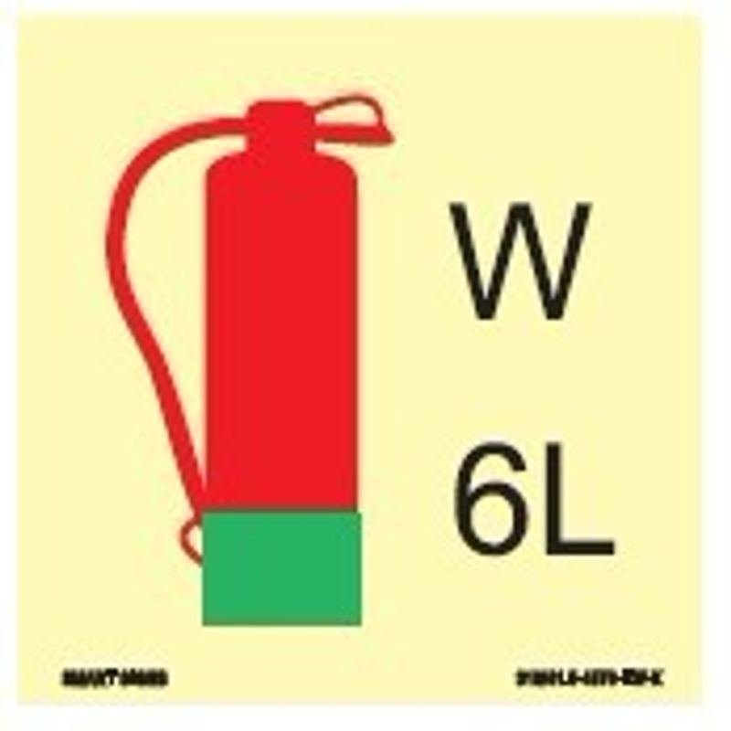 Fire extinguisher - Water 6L