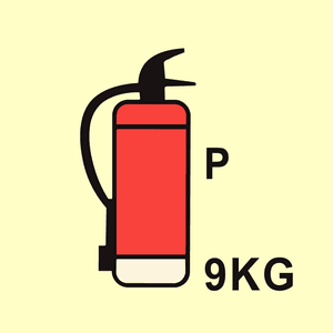 Hovedbilde Portable fire extinguisher - Powder 9 kg