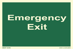 Huvudbild Emergency Exit, Aluminium