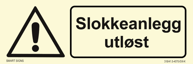 Hovedbilde Slokkeanlegg utløst