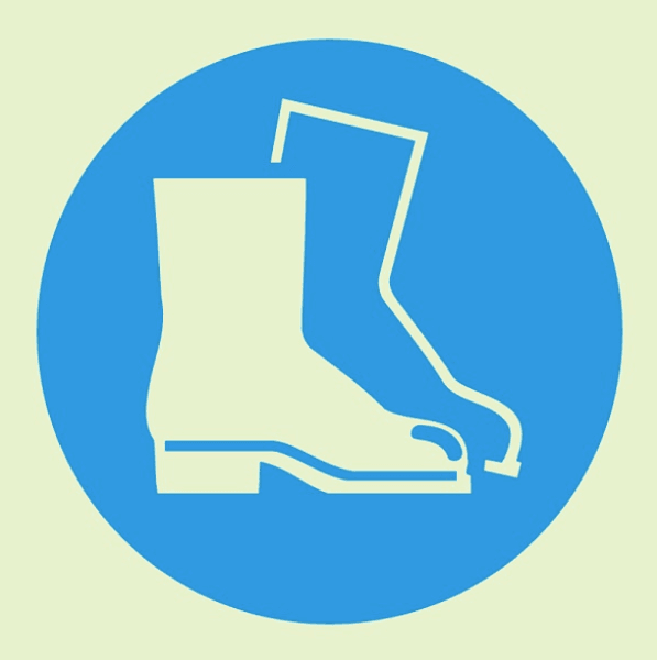 Wear safety boots